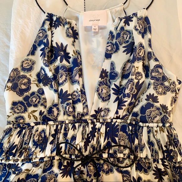 Cinc a Sept Blue Lotus Dress - Picture 3 of 7